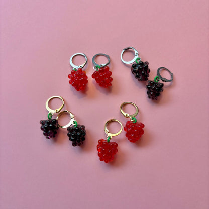 berry earrings