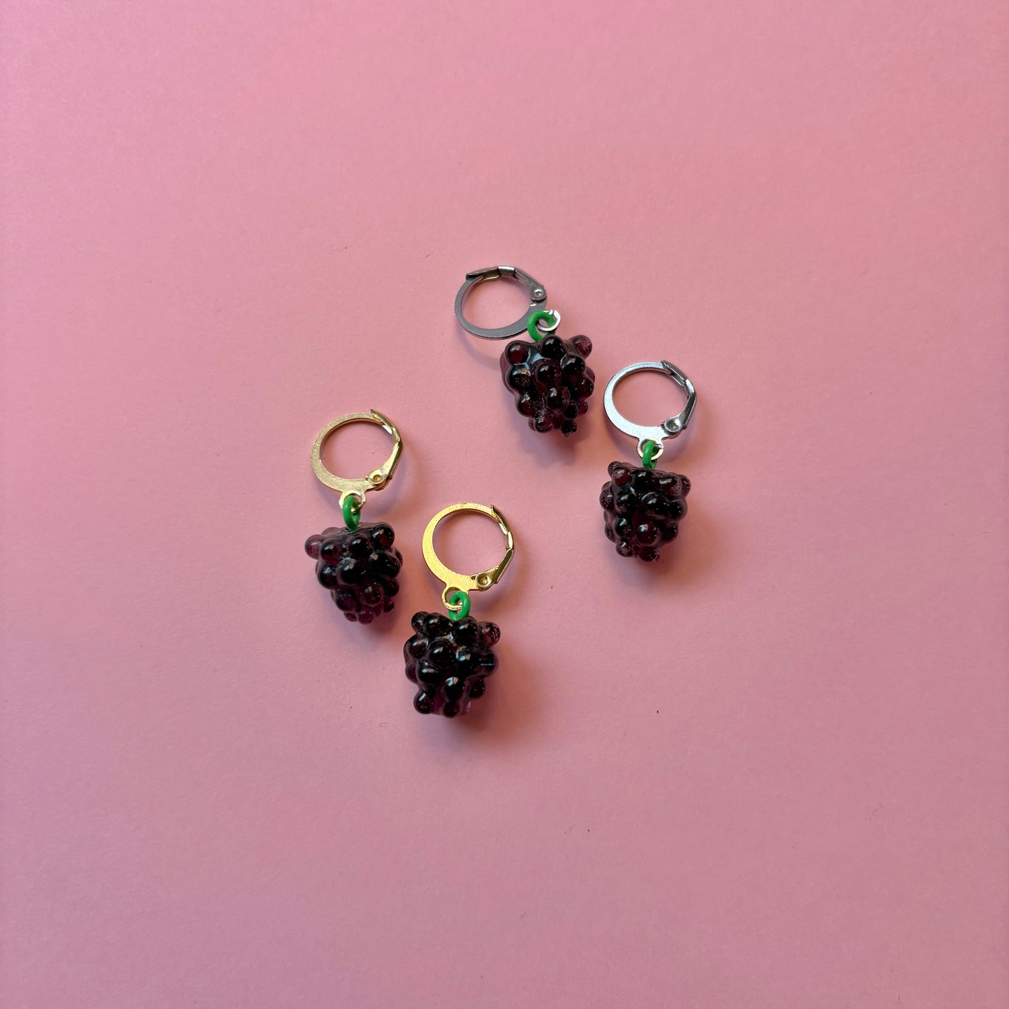berry earrings