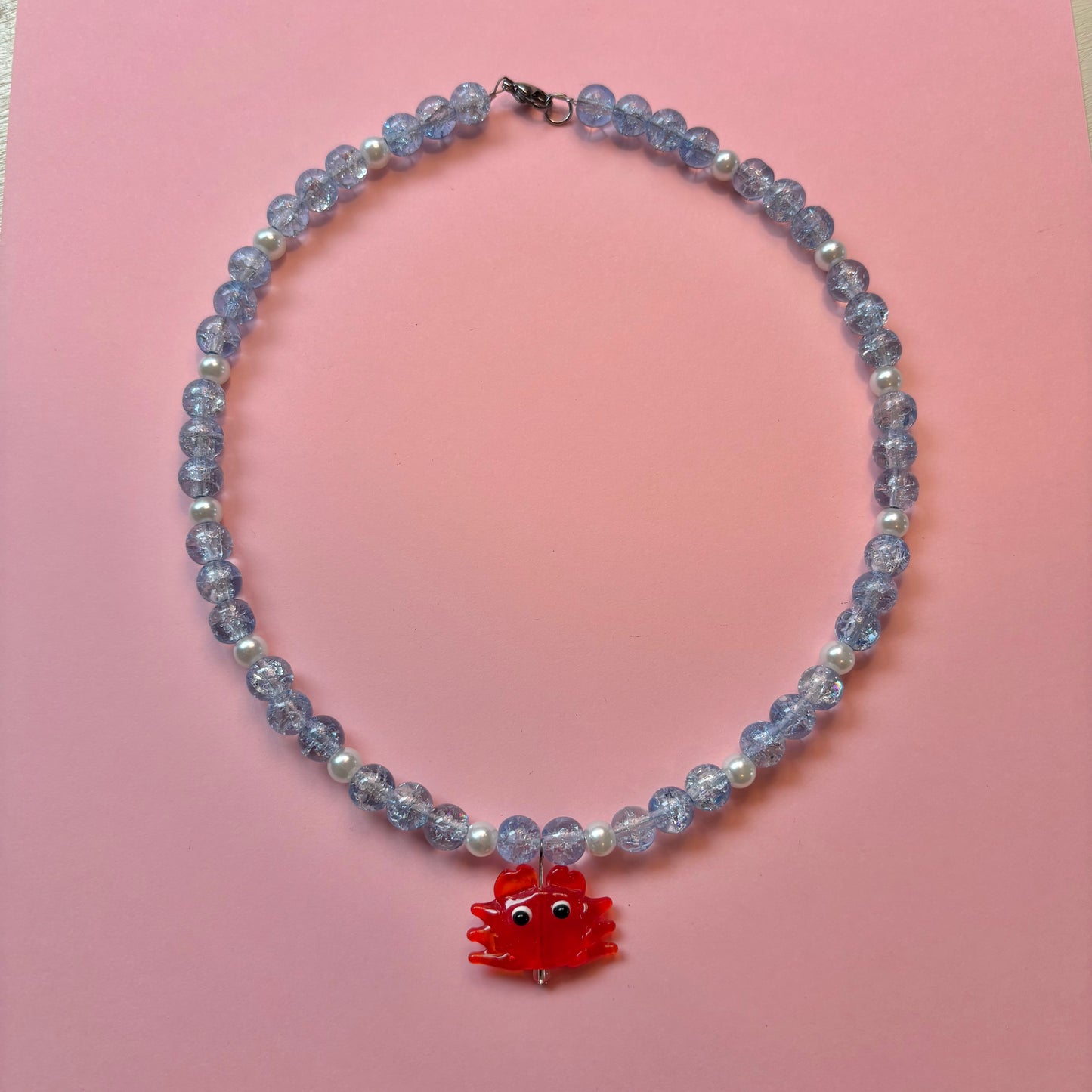 feeling crabby necklace