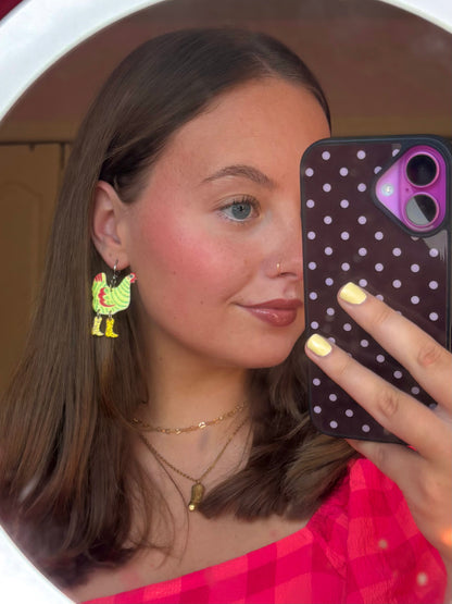 Chicken Earrings